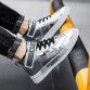 New Classic Gold Silver Black Vulcanized Shoes Men Bling High Top Leather Flat Footwear Lace Up Walking Sneakers Man Big Size 46